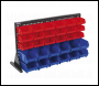 Sealey TPS1218 Bin Storage System Bench Mounting 30 Bins