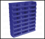 Sealey TPS124B Plastic Storage Bin 105 x 85 x 55mm - Blue Pack of 24