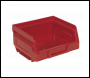 Sealey TPS124R Plastic Storage Bin 105 x 85 x 55mm, Red - Pack of 24