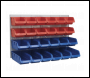 Sealey TPS132 Bin & Panel Combination 24 Bins - Red/Blue