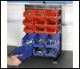 Sealey TPS1569 Bench Mounting Bin Storage System with 15 Bins