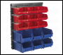 Sealey TPS1569WM Bin Storage System Wall Mounting 15 Bins