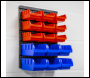 Sealey TPS1569WM Bin Storage System Wall Mounting 15 Bins