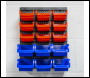 Sealey TPS1569WM Wall Mounting Bin Storage System with 15 Bins