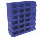 Sealey TPS224B Plastic Storage Bin 105 x 165 x 85mm - Blue Pack of 24