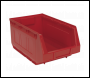 Sealey TPS412R Plastic Storage Bin 210 x 355 x 165mm - Red Pack of 12