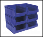 Sealey TPS56B Plastic Storage Bin 310 x 500 x 190mm - Blue Pack of 6