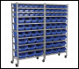 Sealey TPS72 Mobile Bin Storage System 72 Bins