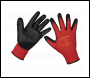 Sealey TSP125L/6 Worksafe® Nitrile Foam Gloves, Large - Pack of 6 Pairs