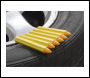 Sealey TST14 Tyre Marking Crayon - Yellow Pack of 6