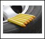 Sealey TST14 Tyre Marking Crayon, Yellow - Pack of 6