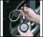 Sealey TSTPDG02 Tyre Pressure Gauge & Tyre Tread Depth Gauge with Flexible Hose 0-8bar(0-120psi)
