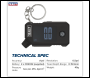 Sealey TSTPG12 Digital Tyre Pressure & Tread Depth Gauge with LED