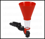 Sealey UOF2 Universal Oil Funnel 2pc