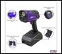 Sealey UVC01 Rechargeable Inspection UV Curing Light Kit 66W