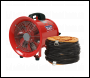 Sealey VEN250 Portable Ventilator with 5m Ducting 250mm
