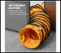 Sealey VEN250AK1 Flexible Ducting with 5m Extension 250mm