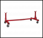 Sealey VMD001 Adjustable 2-Post Vehicle Moving Dolly 900kg Capacity