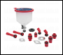 Sealey VS0045 Non-Spill Automotive Coolant Filling Set 15pc
