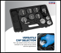 Sealey VS0204D Brake & Clutch Pressure Bleeder Cap Set 10pc