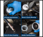 Sealey VS0204D Brake & Clutch Pressure Bleeder Cap Set 10pc