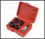 Sealey VS0464 Brake Caliper Socket Set 5pc 1/2 inch Sq Drive