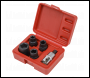 Sealey VS0464 Brake Caliper Socket Set 1/2 inch Sq Drive 5pc