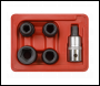 Sealey VS0464 Brake Caliper Socket Set 1/2 inch Sq Drive 5pc