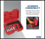 Sealey VS0465 Brake Caliper Socket Set 17pc
