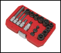 Sealey VS0465 Brake Caliper Socket Set 17pc