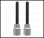 Sealey VS0572 Brake Drum Remover 3/8 inch Sq Drive 2pc