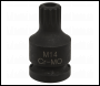 Sealey VS0987 Brake Caliper Security Spline Bit Socket 1/2 inch Sq Drive M14