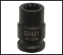 Sealey VS0990 Brake Caliper Socket 1/2 inch Sq Drive 15mm 10-Point