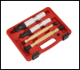 Sealey VS1543 Valve Collet Remover/Installer Lapping Set 5pc