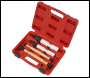 Sealey VS1543 Valve Collet Remover/Installer Lapping Set 5pc