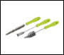 Sealey VS1920 Injector Bore Cleaning Brush Set 3pc