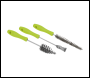 Sealey VS1920 Injector Bore Cleaning Brush Set 3pc