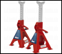 Sealey VS2002 Ratchet Type Axle Stands (Pair) 2 Tonne Capacity per Stand