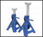 Sealey VS2002BL Ratchet Type Axle Stands (Pair) 2 Tonne Capacity per Stand - Blue