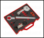Sealey VS5145 Petrol Engine Timing Tool Kit for VAG 1.0/1.2/1.4 TSi - Belt Drive