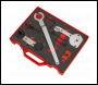 Sealey VS5145 Petrol Engine Timing Tool Kit for VAG 1.0/1.2/1.4 TSi - Belt Drive