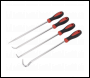 Sealey VS5210 Extra-Long Pick & Hook Set 4pc