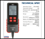 Sealey VS566 Digital Fuel Injection Pressure Test Kit for GDI Fuel Circuits 6pc
