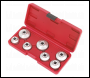 Sealey VS7008 Oil Filter Cap Wrench Set 7pc