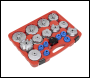 Sealey VS7013 Oil Filter Cap Wrench Set 19pc