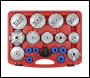 Sealey VS7013 Oil Filter Cap Wrench Set 19pc