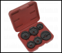 Sealey VS7103 Oil Filter Cap Wrench Set 6pc