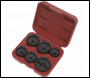 Sealey VS7103 Oil Filter Cap Wrench Set 6pc