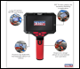 Sealey VS8118 Video Borescope 5.5mm Camera Dual Lens & 5 inch  Screen