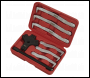 Sealey VS83 Fast Action Reversible Twin/Triple Leg Puller Set 150 & 220mm 8pc